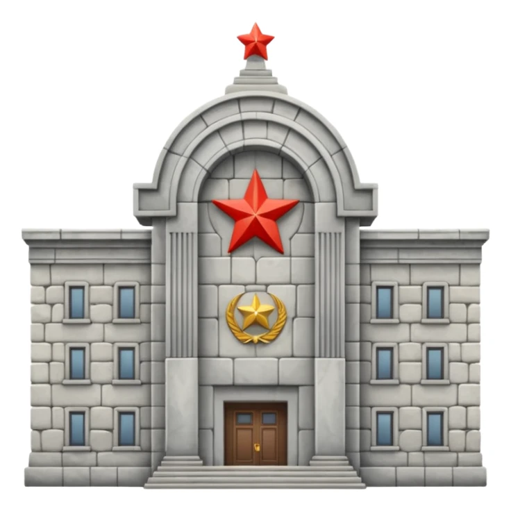 building of the USSR Foundation sticker