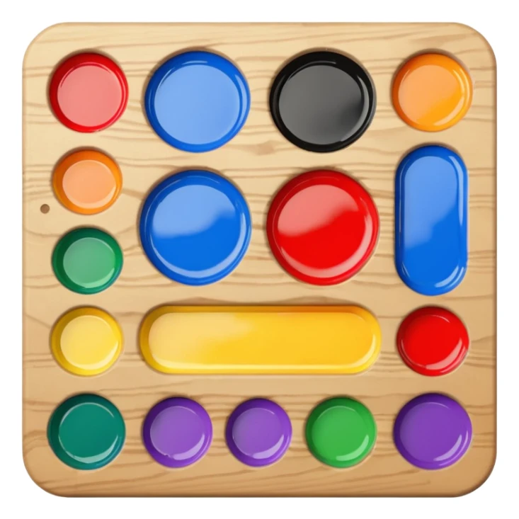 palette with splashes of paint emoji sticker