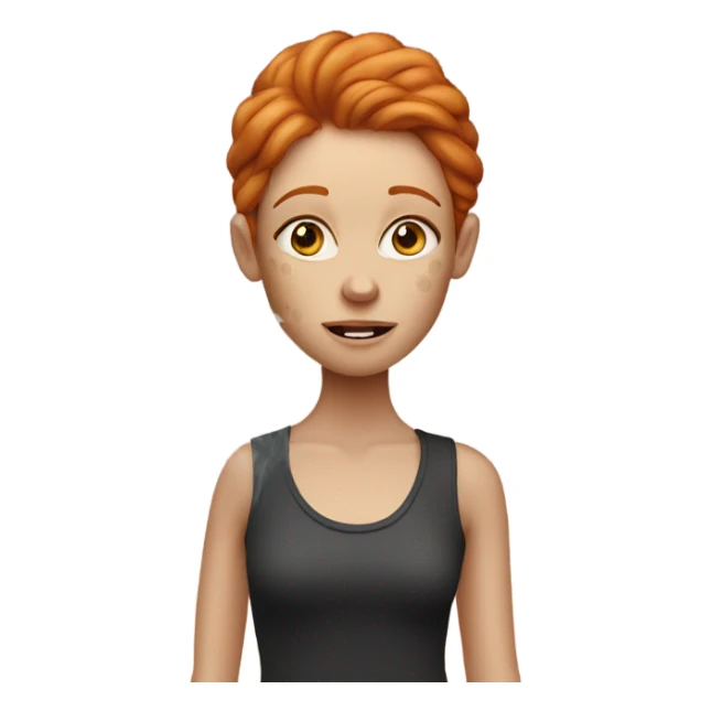 Ginger girl who can’t smoke weed sticker