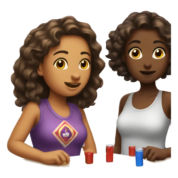 Girls game night  sticker