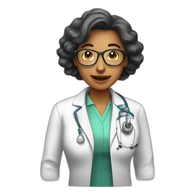 Scientist woman very funny sticker