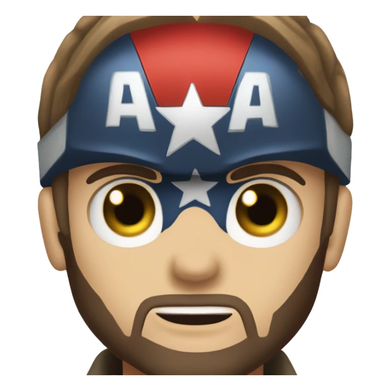 captain america and bucky barnes face emoji sticker