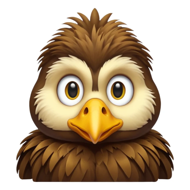 I want duck 🦆 emoji and monkey 🐒 emoji mashed together making a monkeyduck sticker