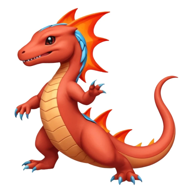 Salandit-Salamence-hybrid-fusion (full body) sticker