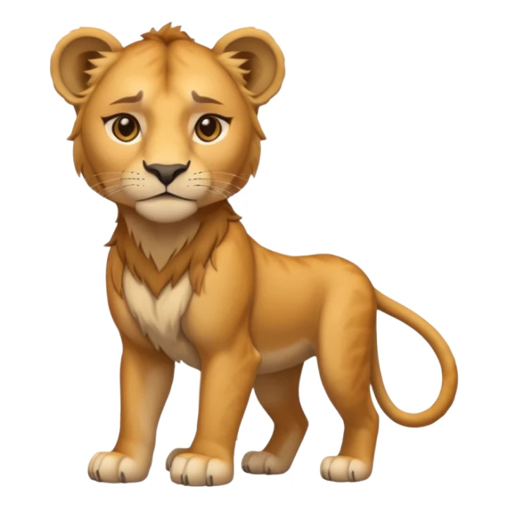 in lion family, only mother., full body sticker