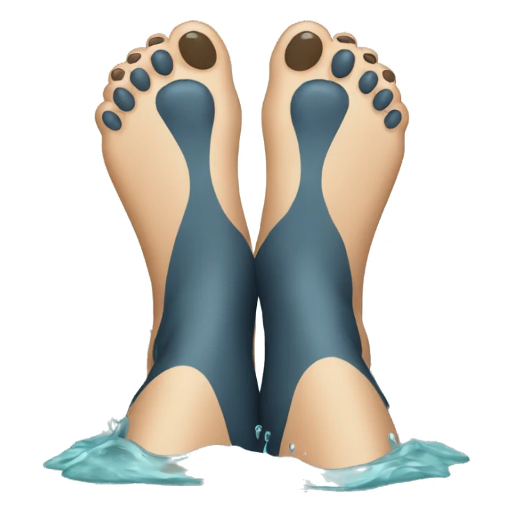 Wet feet  sticker