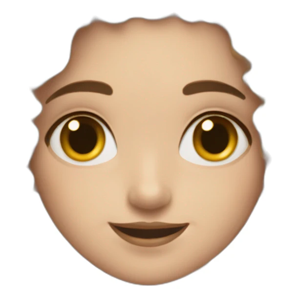 día de los muertos happy girl with pixie Brown hair sticker