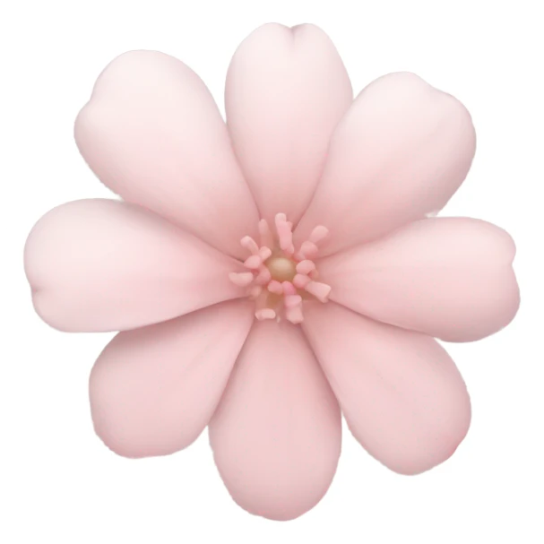 pastel pink flower sticker