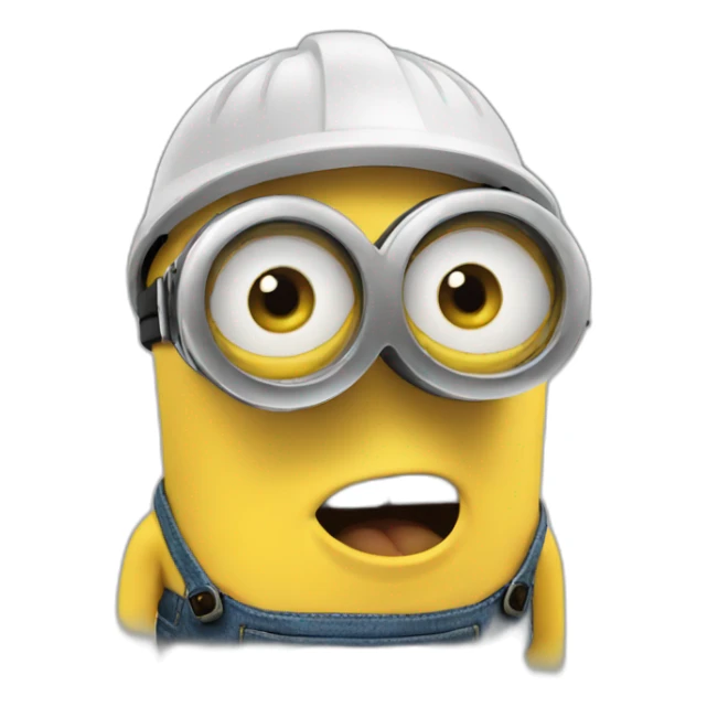 minion swearing allegiance to sticker