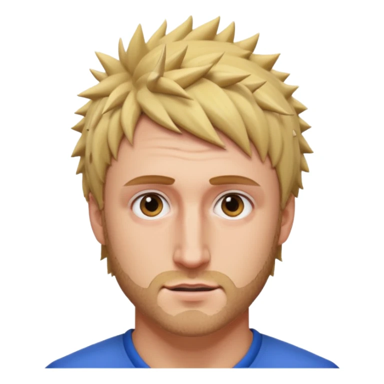 Logan Paul with a short beard and spiky hair sticker