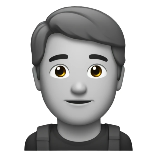 Homme avec une machoire carre sticker