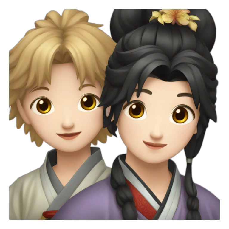 wei wuxian boy couple - mo dao zu shi sticker