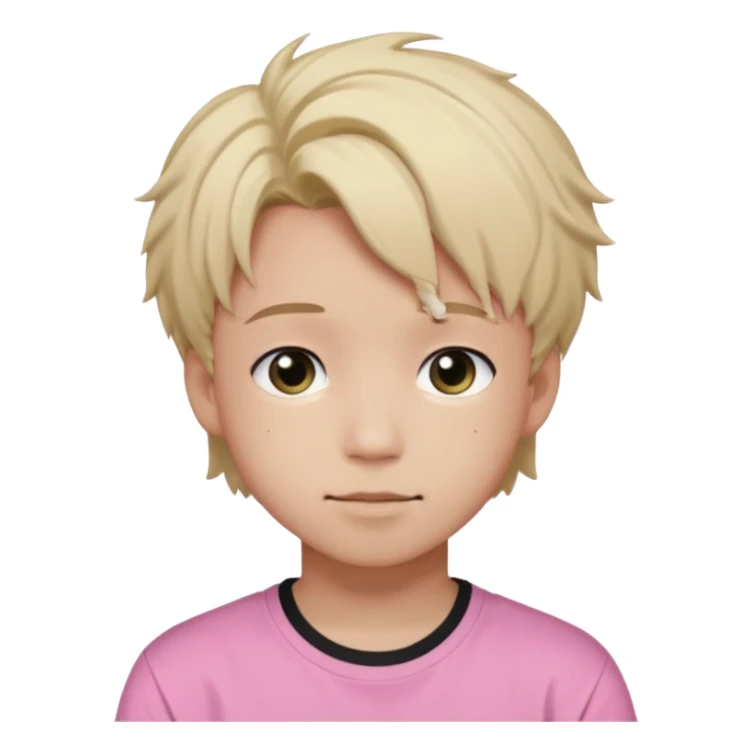 Felix from stray kids with pink t-shirt  sticker