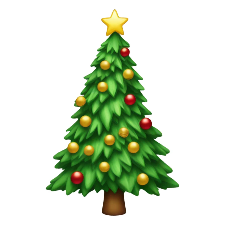 christmas tree sticker