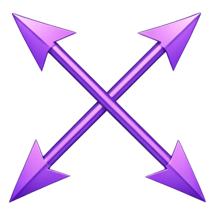 The "Trading Arrow" (Visual)
Instead of the word "FOR," use a custom double-arrow emoji.

Image: Two arrows pointing at each other ↔️ or a circular swap icon 🔄.

Color: Make the arrows Bright Purple. sticker