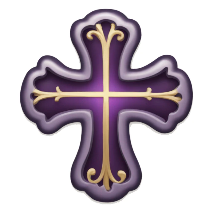 orthodox cross emoji  and hearth sticker