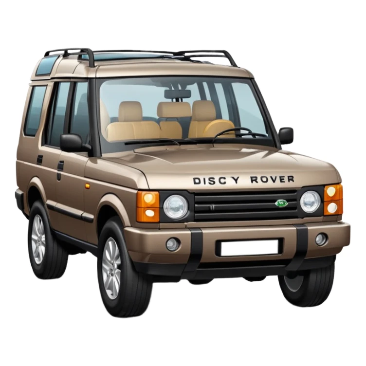 Grey-brown Land Rover Discovery
Apple emoji style. sticker