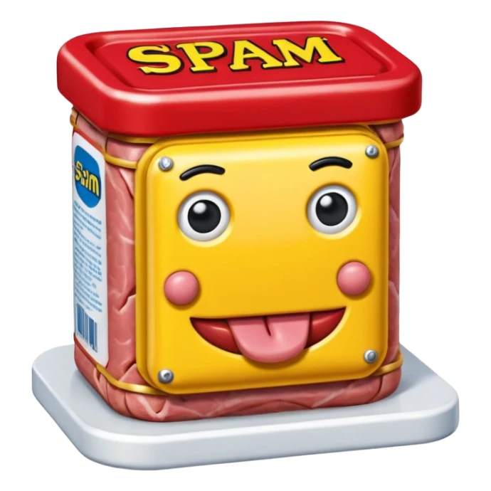  paris art city SPAM meat jeff koons style sculpture arty landscape  sticker