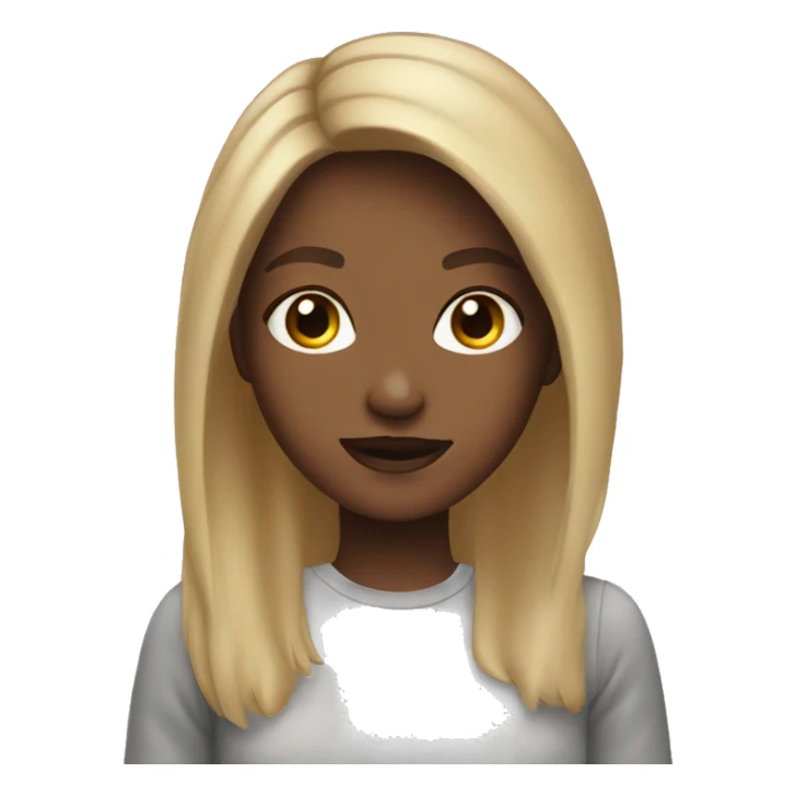 pretty girl with dirty blonde hair sticker