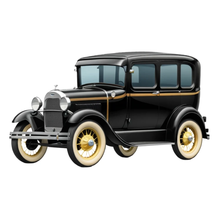 1929 Ford model A town sedan sticker
