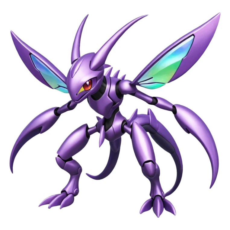 Shiny Genesect-Miraidon-Lunala-Fakémon-hybrid-creature (full body)  sticker