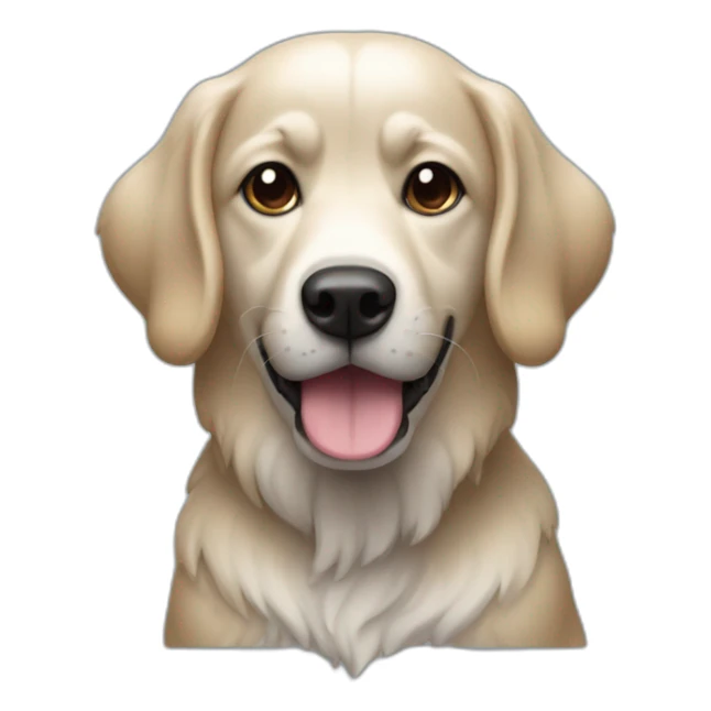 Un chien noir qui fais du toboggan sticker