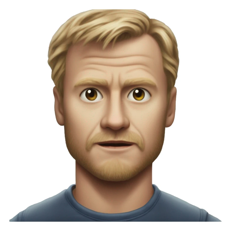 photorealistic Aleksey Serebryakov leviathan movie sticker