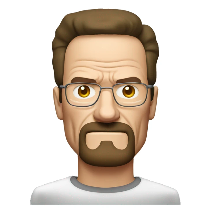 Walter White with a GN on his head sticker