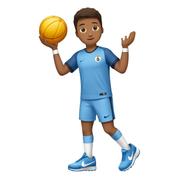 Faça uma emoji de um menino vestido de nike sticker
