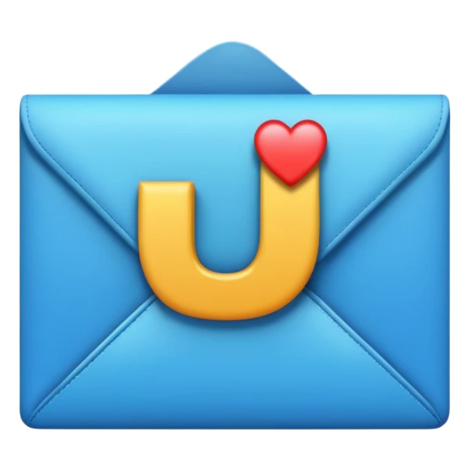 Do a letter and it’s written " u r beautiful" on it  sticker