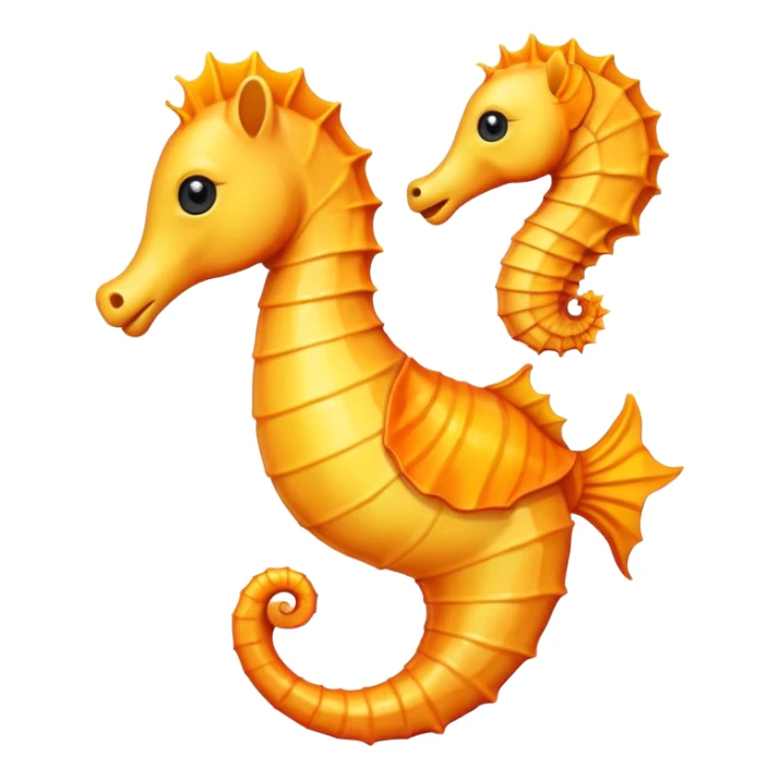 Pls make for me an emoji : seahorse sticker