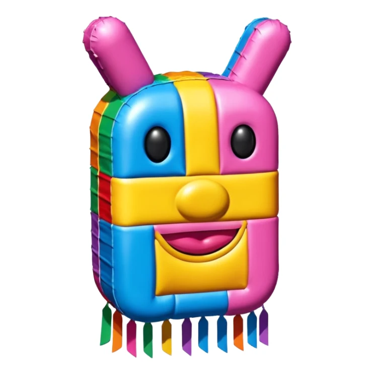   jeff koons style art SPAM pinata sculpture  sticker