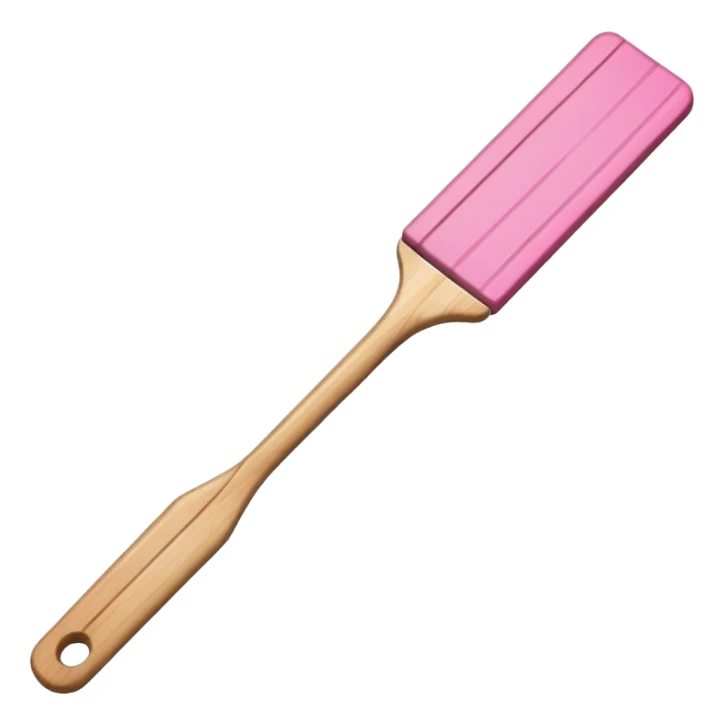 Single 6 inch Tongue depressor with pink wax dripping off sticker