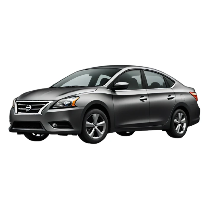 black nissan sentra  sticker