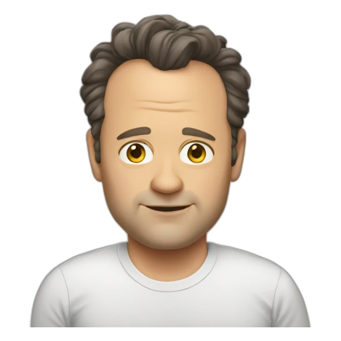 vince-vaughn cartoon wearing shirt sticker