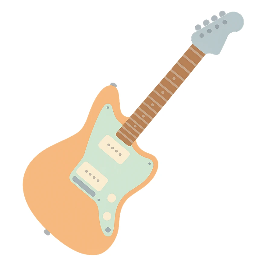 Fender Jazzmaster guitar sticker