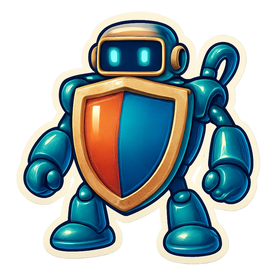 Lets do something else now. can you show me a iWexie shield robot sticker