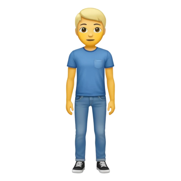 Star with a human full body yellow skin sticker