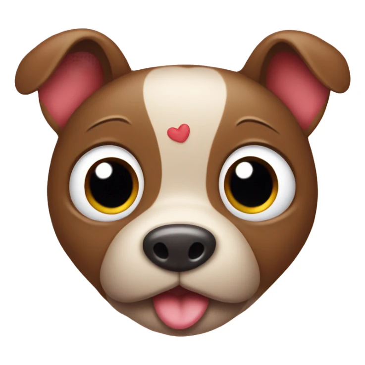 Drooling with heart eyes and hearts around the head sticker