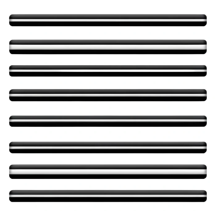 imatge with paralel lines, black and white, well organizated sticker