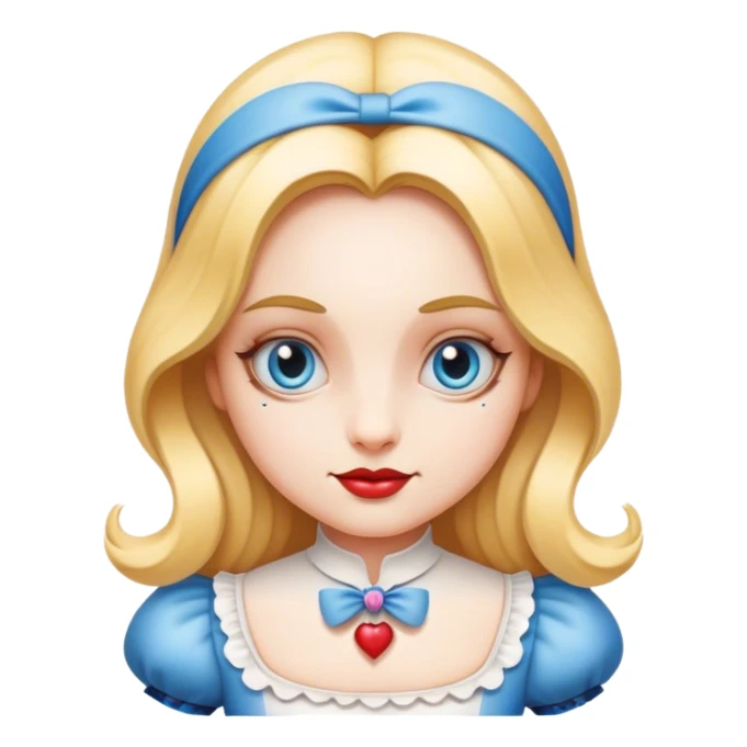 alice in the wonderland sticker