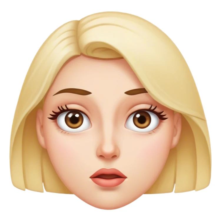 Woman is rolling her eyes sticker