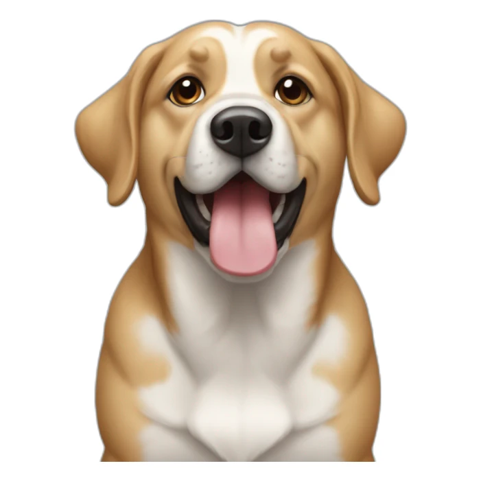 Chien qui mange des météorites  sticker