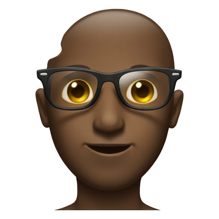 Sunglasses ontop of head one eyebrow raised sticker