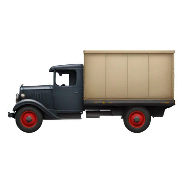 Very large 1934 moving truck side view  sticker