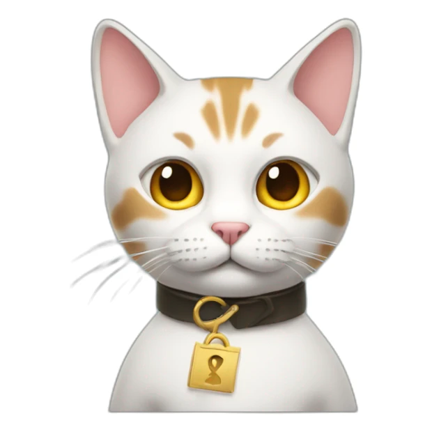 cat mystery in cash hand sticker