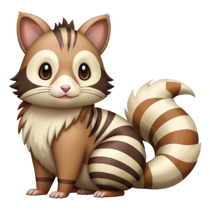 Furret-Linoone-Hybrid (Full body) sticker