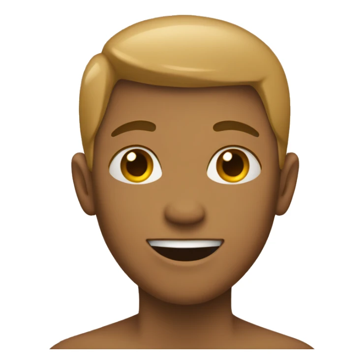 a tan colored heart sticker