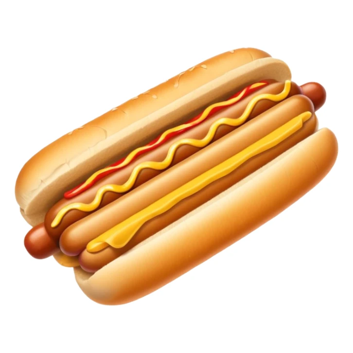 hot dog with french fries sticker