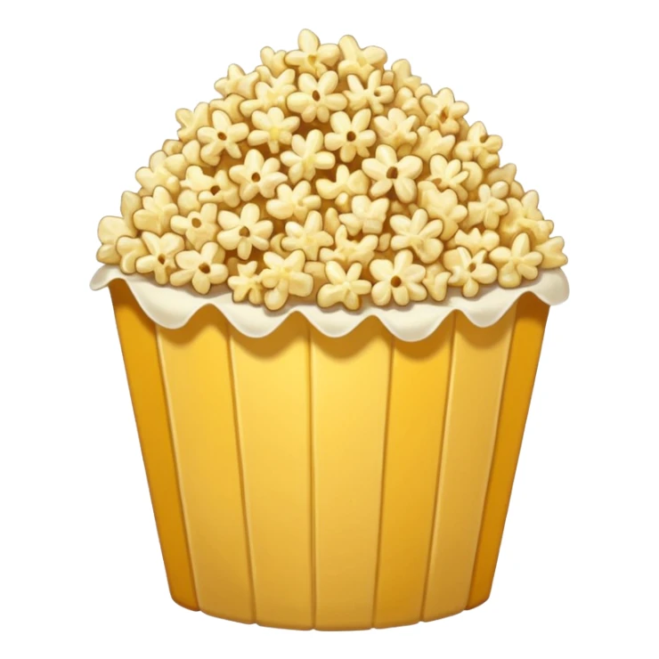 close-up of popcorn in 16 x 9 aspect ratio sticker